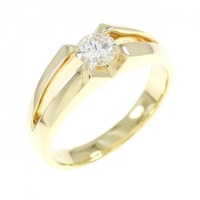 【リメイク】K18YG ダイヤモンド リング 0.344CT H SI2 Good