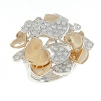 ポンテヴェキオ ハート ダイヤモンド リング 0.70CT