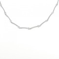 K18WG ダイヤモンド ネックレス 1.04CT