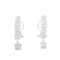 K18WG ダイヤモンド ピアス 1.00CT