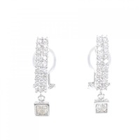 K18WG ダイヤモンド ピアス 1.00CT