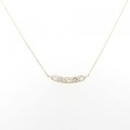 K18YG ダイヤモンド ネックレス 0.20CT