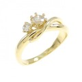 K18YG ダイヤモンド リング 0.20CT