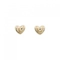 K18YG ハート ピアス