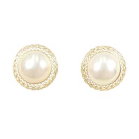 K18YG マベパール ピアス