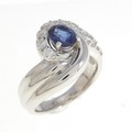 PT サファイヤ リング 0.88CT