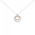 K18PG ダイヤモンド ネックレス 0.25CT