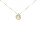 K18YG ダイヤモンド ネックレス 0.32CT