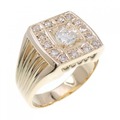 K18YG ダイヤモンド リング 0.25CT