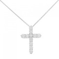 PT クロス ダイヤモンド ネックレス 1.00CT