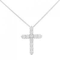 PT クロス ダイヤモンド ネックレス 1.00CT