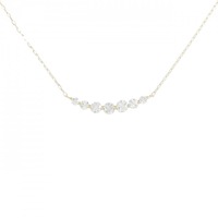 【リメイク】K18YG ダイヤモンド ネックレス 0.25CT