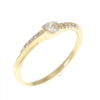 K18YG ダイヤモンド リング 0.24CT