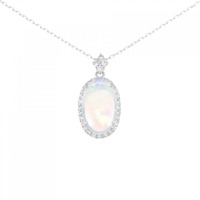 K18WG オパール ネックレス 1.16CT