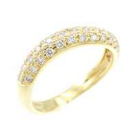 K18YG ダイヤモンド リング 0.50CT