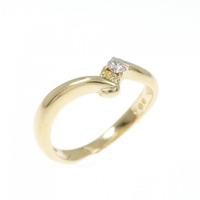 K18YG ダイヤモンド ピンキー リング 0.04CT