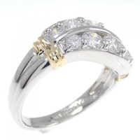 PT/K18YG ダイヤモンド リング 1.02CT