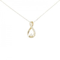 【リメイク】K18YG ダイヤモンド ネックレス 0.10CT