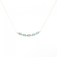 【新品】K18YG ジルコン ネックレス 1.43CT