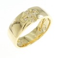 【新品】K18YG ダイヤモンド リング 0.03CT