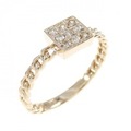 K18PG ダイヤモンド リング 0.10CT