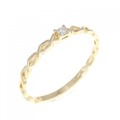 K18YG ダイヤモンド リング 0.02CT