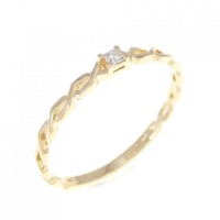 K18YG ダイヤモンド リング 0.02CT