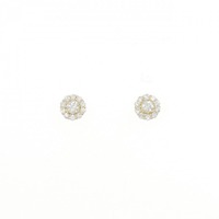 【リメイク】K18YG ダイヤモンド ピアス 0.26CT