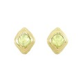 K18YG ペリドット ピアス 3.25CT