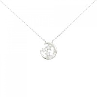 【リメイク】PT スター × ムーン ダイヤモンド ネックレス 0.06CT