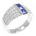 PT サファイヤ リング 0.63CT