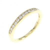 ティファニー ハーフサークル チャネルセッティング リング