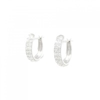 K18WG ダイヤモンド ピアス 0.670CT