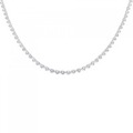 K18WG ハート ダイヤモンド ネックレス 3.00CT