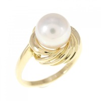 K18YG アコヤパール リング 7.5mm