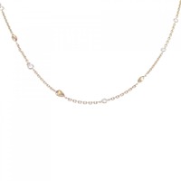 K18YG ダイヤモンド ネックレス 4.35CT