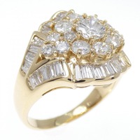 K18YG ダイヤモンド リング 0.98CT