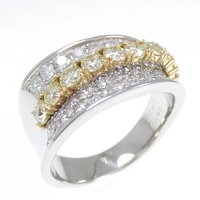 PT/K18YG ダイヤモンド リング 1.27CT
