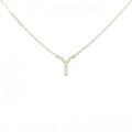 アーカー イニシャル ネックレス 0.03CT