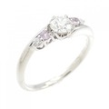 PT ダイヤモンド リング 0.211CT I VS1 EXT H&C