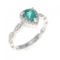PT パライバトルマリン リング 0.55CT