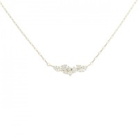 【リメイク】K18YG ダイヤモンド ネックレス 0.10CT