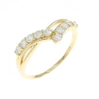 【リメイク】K18YG ダイヤモンド リング 0.25CT