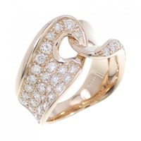 K18PG パヴェ ダイヤモンド リング 0.70CT