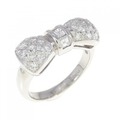 PT リボン ダイヤモンド リング 0.67CT