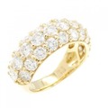 【リメイク】K18YG ダイヤモンド リング 3.03CT