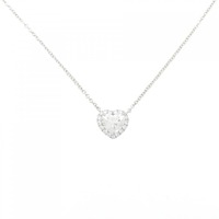 ハリーウィンストン ハート マイクロパヴェ ネックレス 0.73CT E VVS1