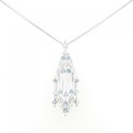 K18WG ダイヤモンド ネックレス 0.40CT