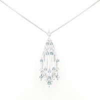 K18WG ダイヤモンド ネックレス 0.40CT