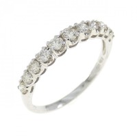 K18WG ダイヤモンド リング 0.50CT